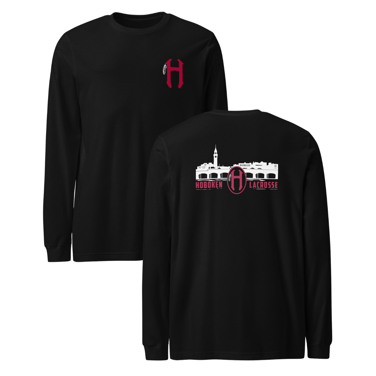 Adult Hoboken Lacrosse Bella + Canvas Long Sleeve Tee