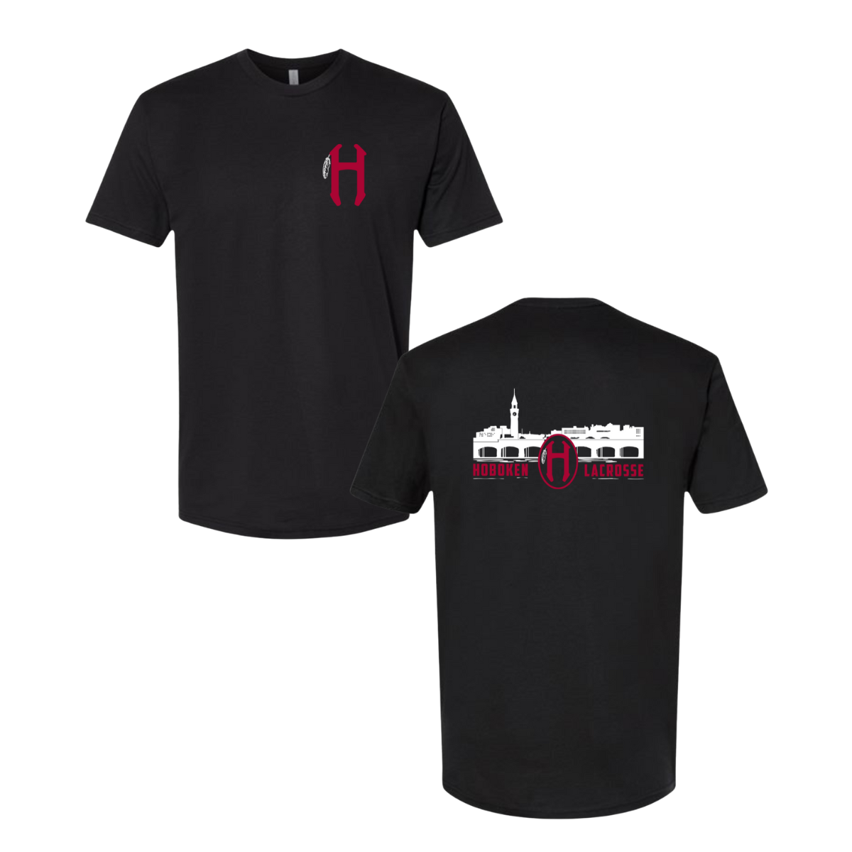 Adult Hoboken Lacrosse Next Level Cotton T-Shirt