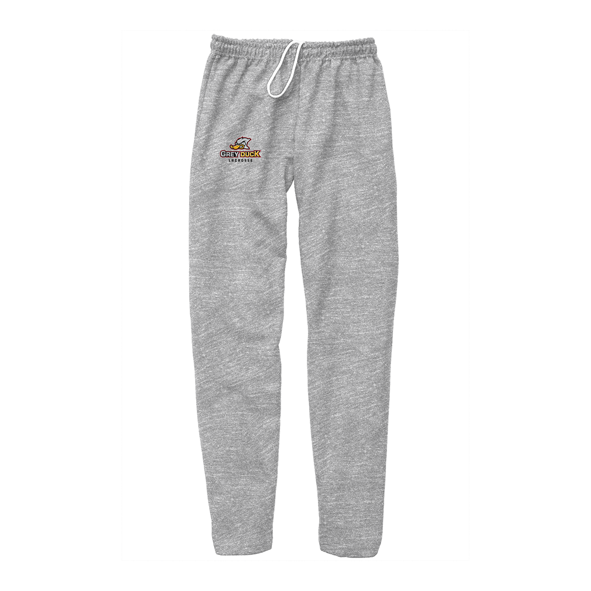 Adult Grey Duck Lacrosse Gildan Relaxed Sweatpants