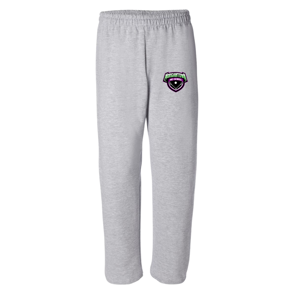 Adult Morgantown Youth Lacrosse Gildan Open-Bottom Relaxed Sweatpants