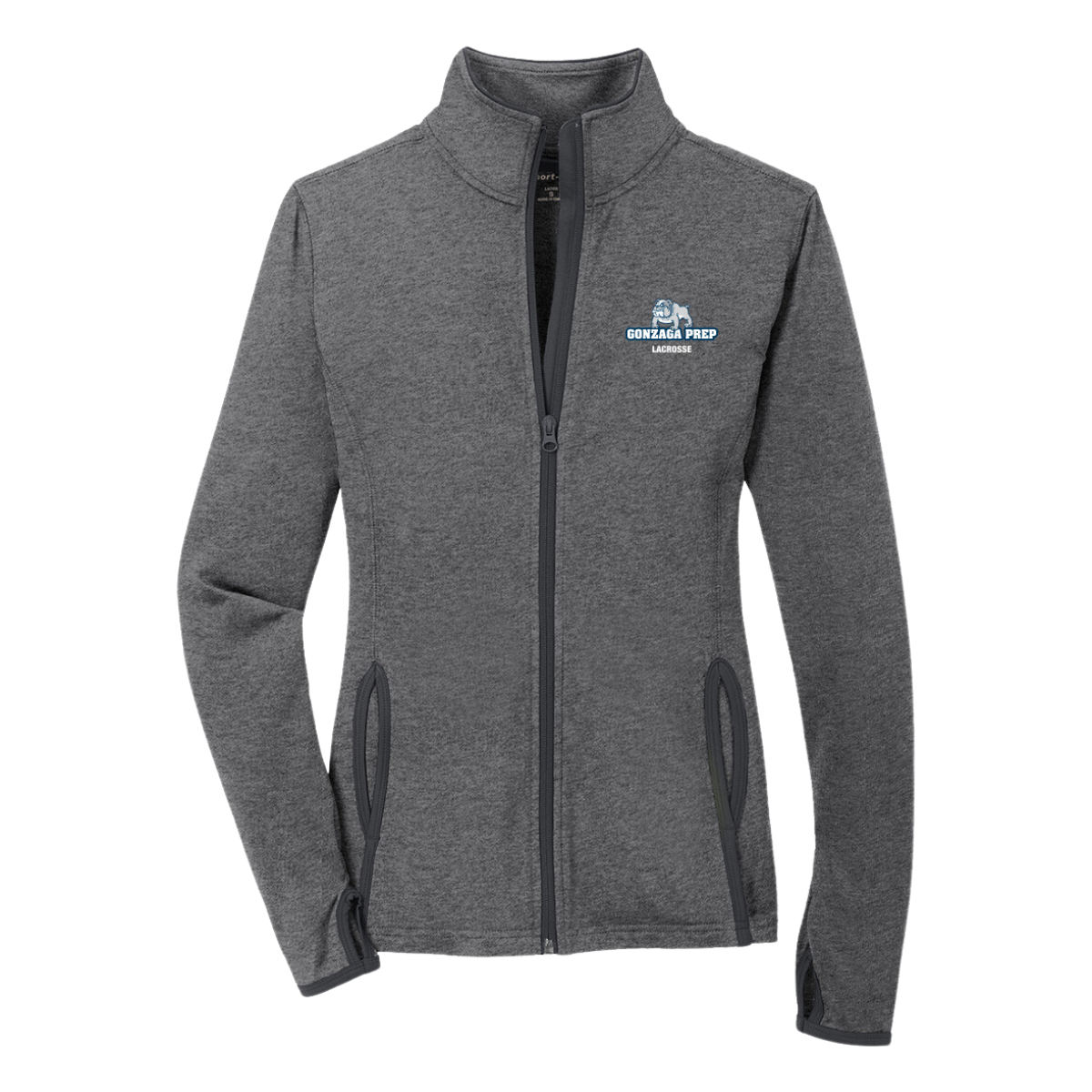 Women's GP Lacrosse Sport-Tek Sport-Wick Stretch Full Zip Jacket