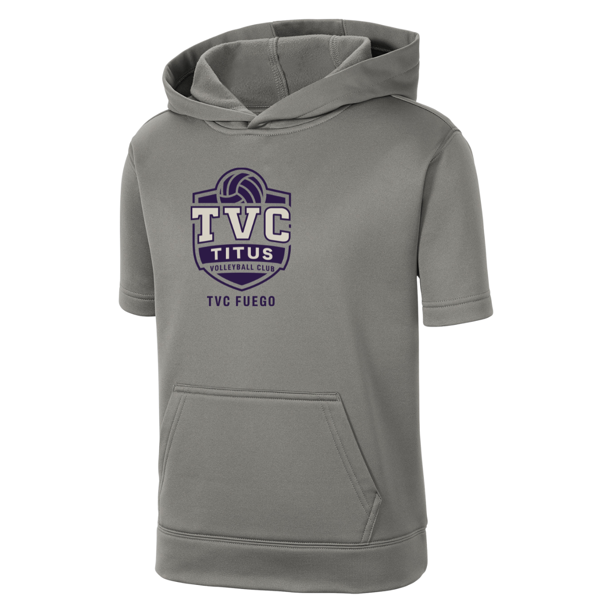 Youth TVC Fuego Sport-Tek Fleece SS Hooded Pullover
