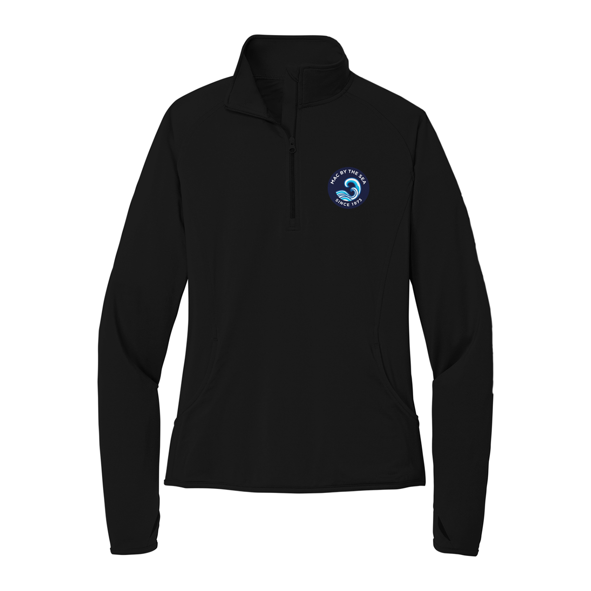 Womens Mac By The Sea Sport Wick 1/4 Zip Pullover