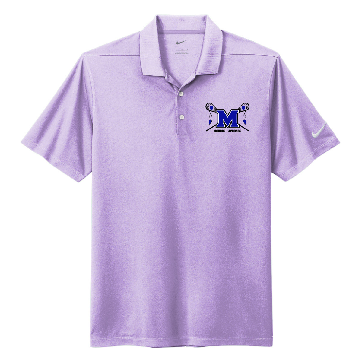 Adult Braves Nike Dri-FIT Micro Pique 2.0 Polo