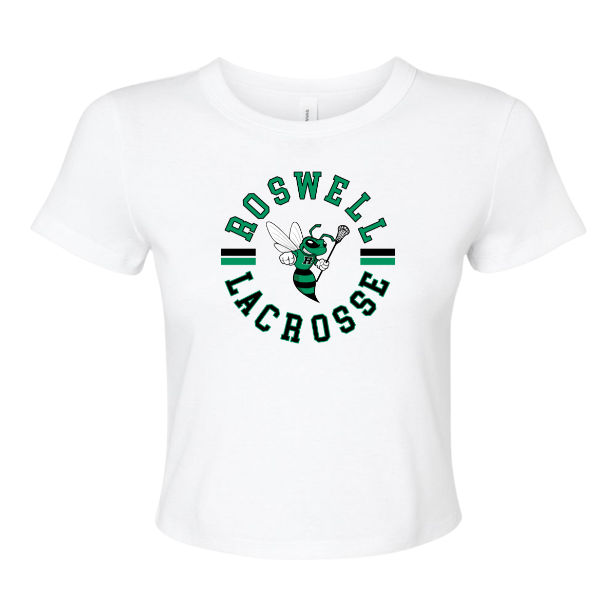 Women's Jr Hornets Lacrosse Bella + Canvas Micro Rib Baby Tee