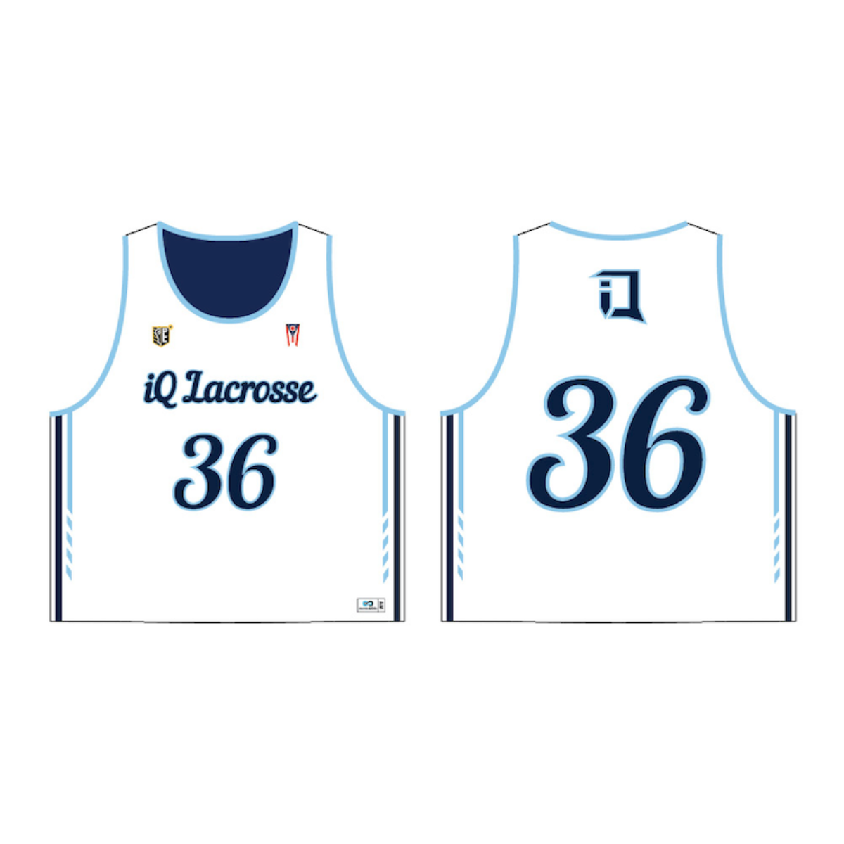 iQ Lacrosse Reversible Pinnie
