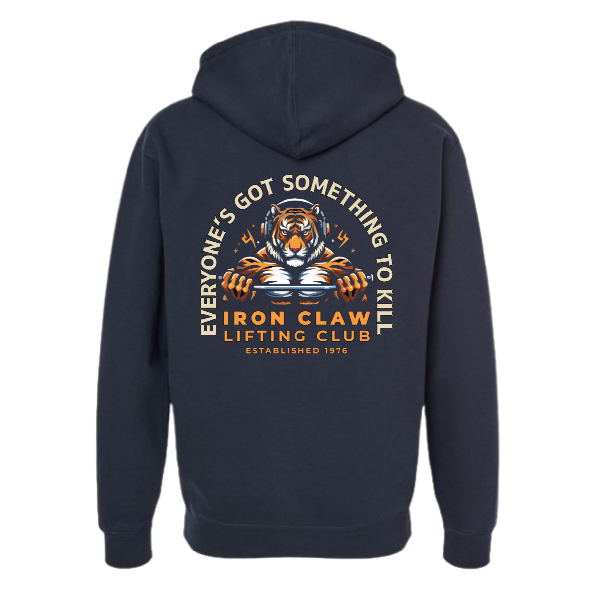 Adult Iron Claw Independent Zip Heavyweight Hoodie