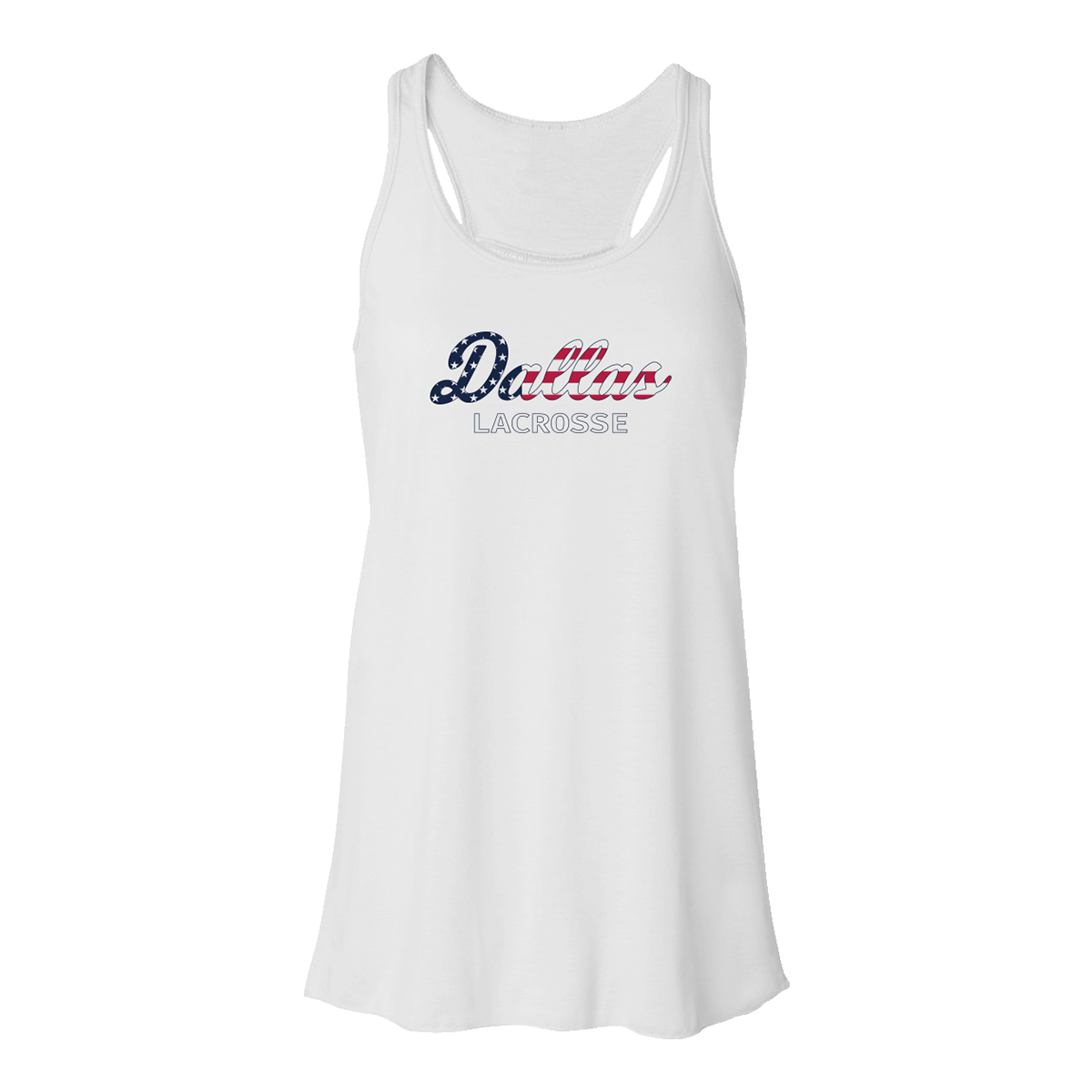 Women's SMU Lacrosse Flowy Racerback Tank
