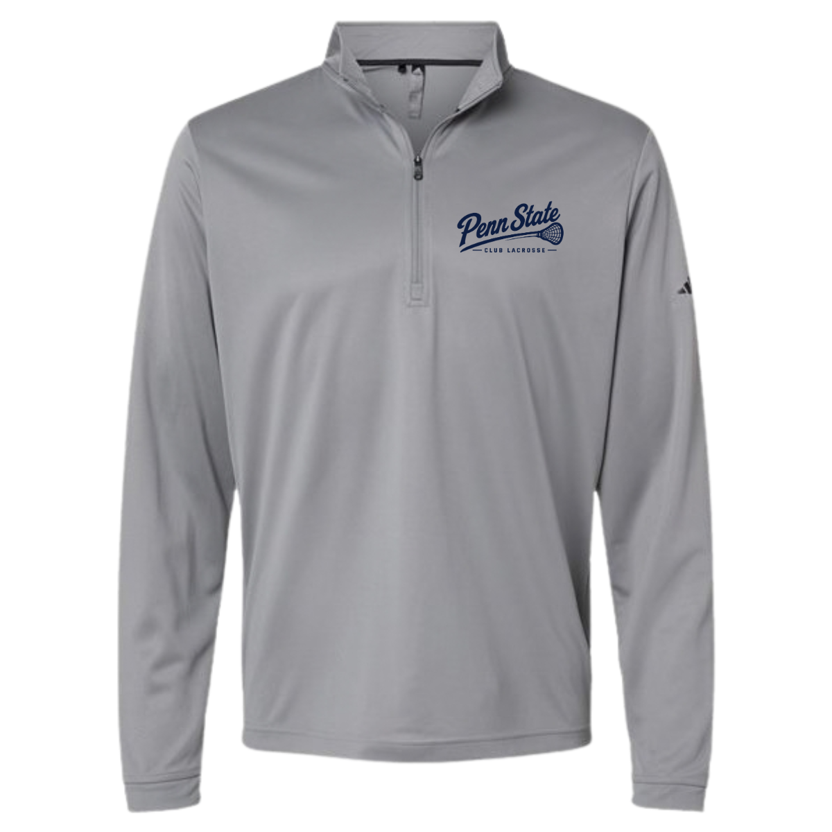 Adult Penn State Lacrosse Adidas Lightweight Quarter-Zip Pullover