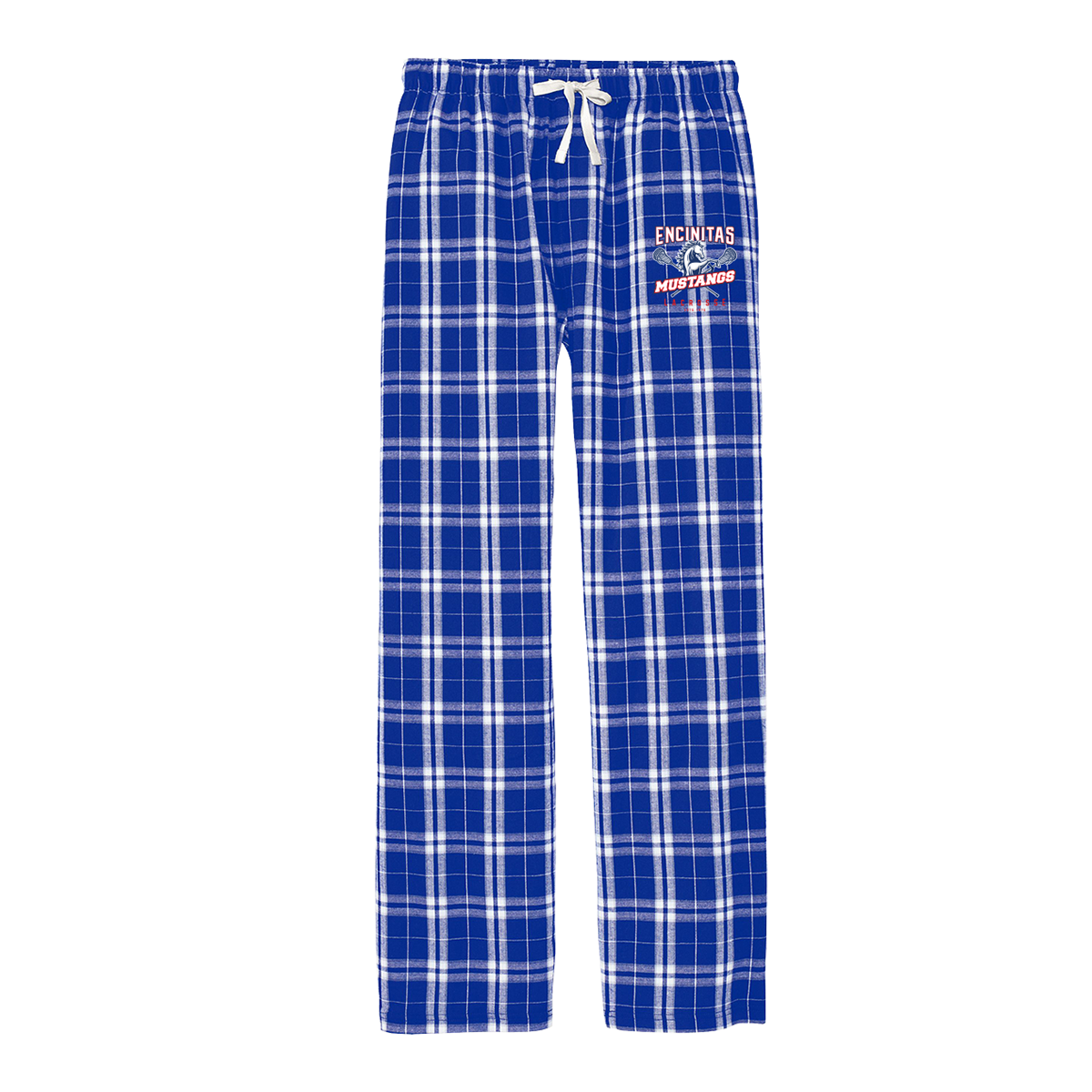 Adult Mustangs Lacrosse District Flannel Plaid Pant
