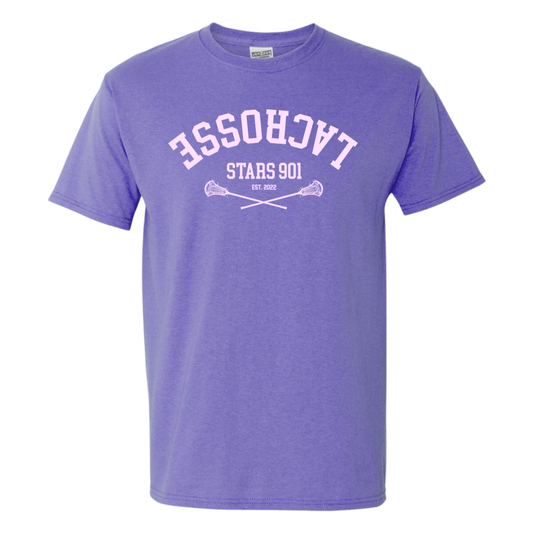 Adult Stars 901 Lacrosse Jerzees Dri-Power Blend T-Shirt