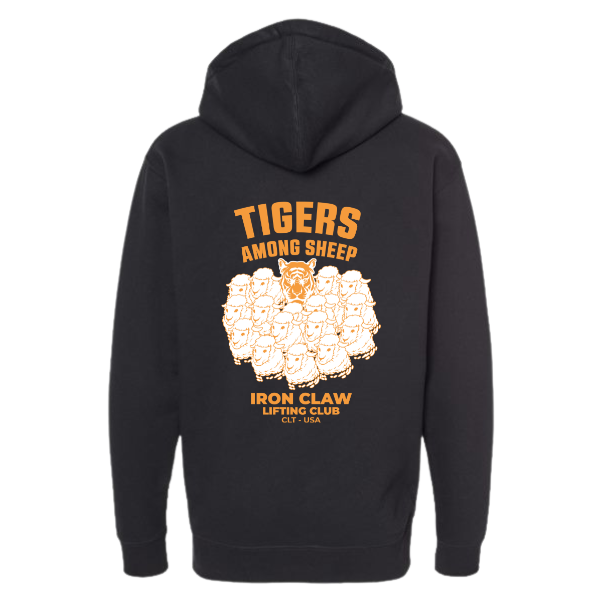 Adult Iron Claw Independent Zip Heavyweight Hoodie