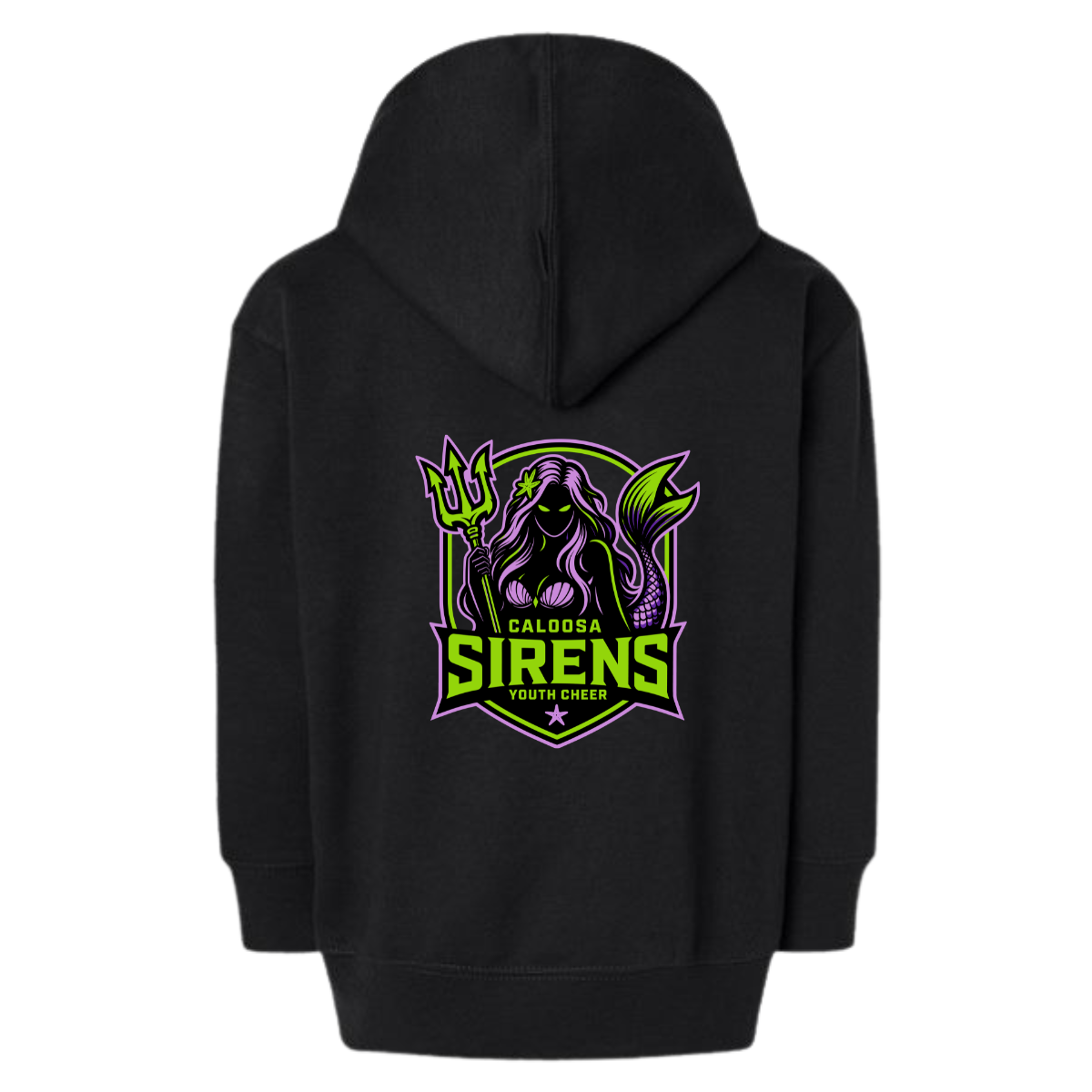 Toddler Caloosa Sirens Rabbit Skins Full-Zip Fleece Hoodie