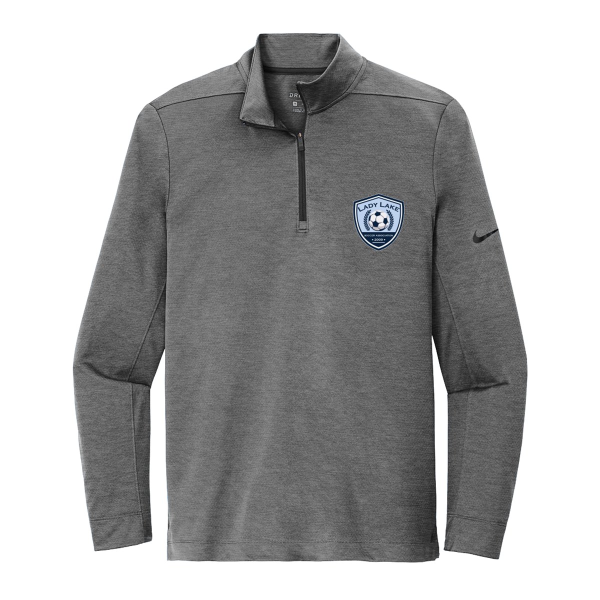 Adult Lady Lake Soccer Association Nike Dry 1/2 Zip Cover Up