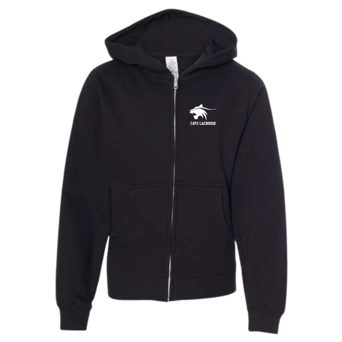 Youth Springdale Wildcats Lacrosse ITC Midweight Full-Zip Hoodie