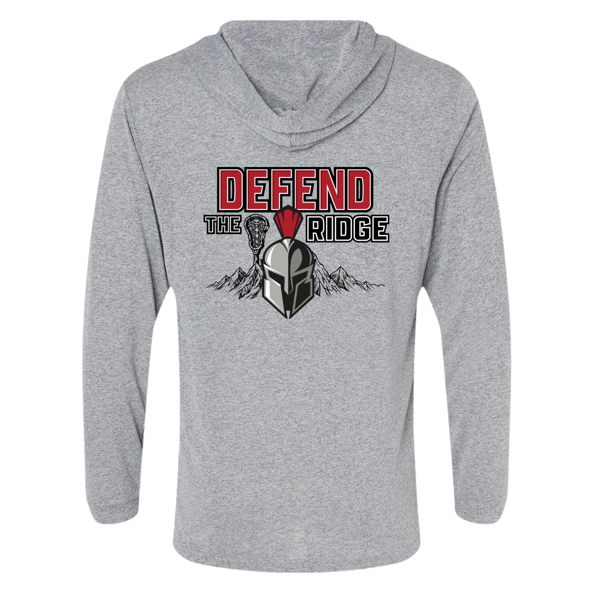 Adult  Mountain Ridge Sentinels Lacrosse Paragon Bahama Sun Hoodie