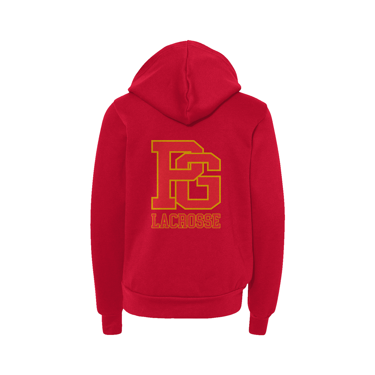 Youth PGHS Lacrosse Bella + Canvas Sponge Fleece Hoodie