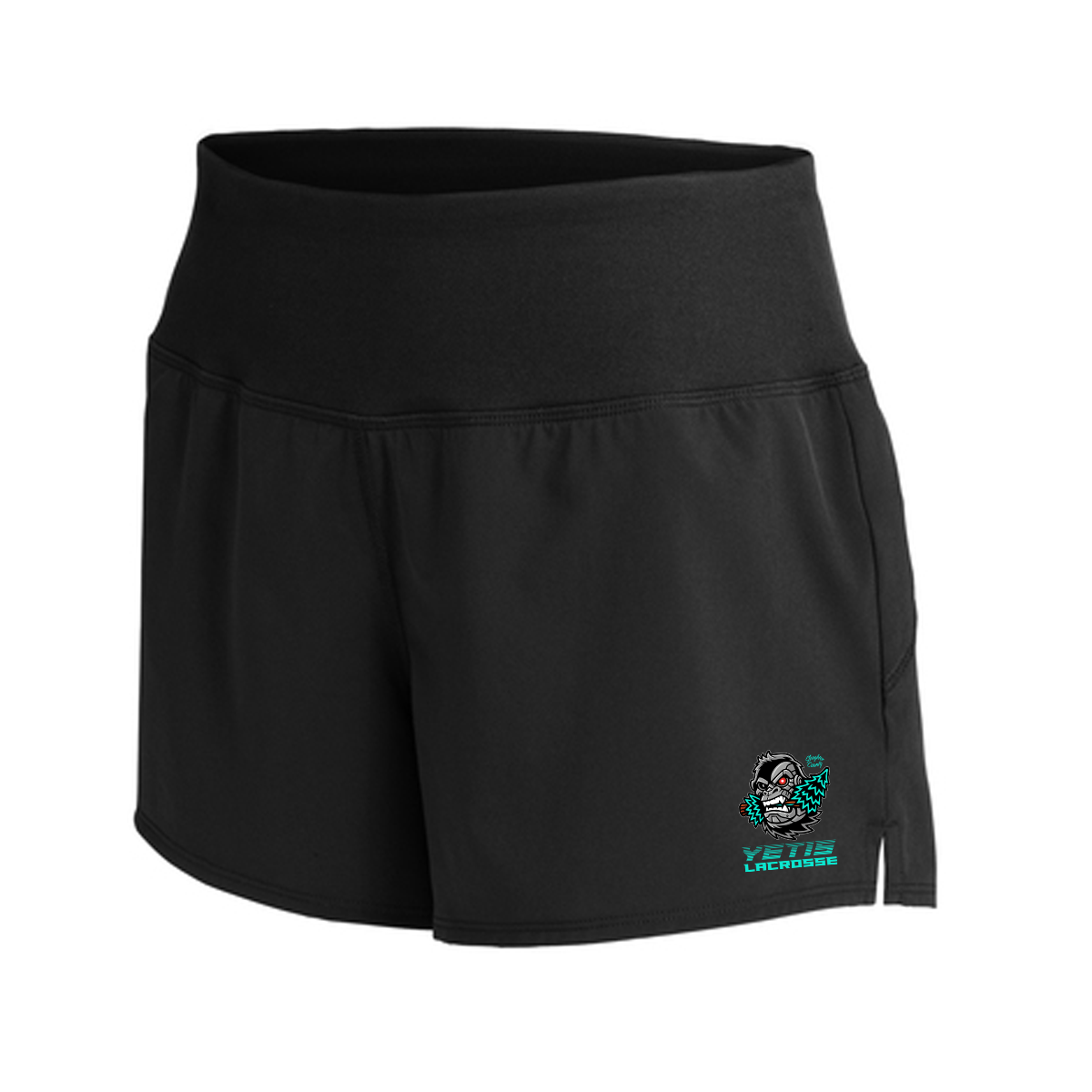 Women's Slaughter County Yetis Lacrosse Sport-Tek Repeat Short