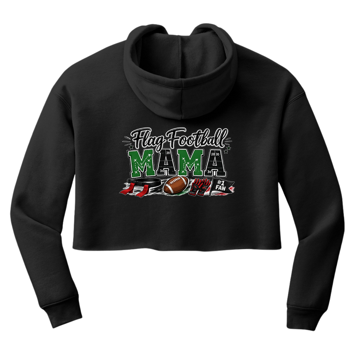 Women's Lady Rebels Cropped Hoodie