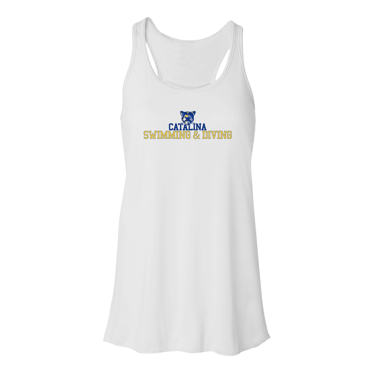 Women's Catalina Swimming & Diving Flowy Racerback Tank