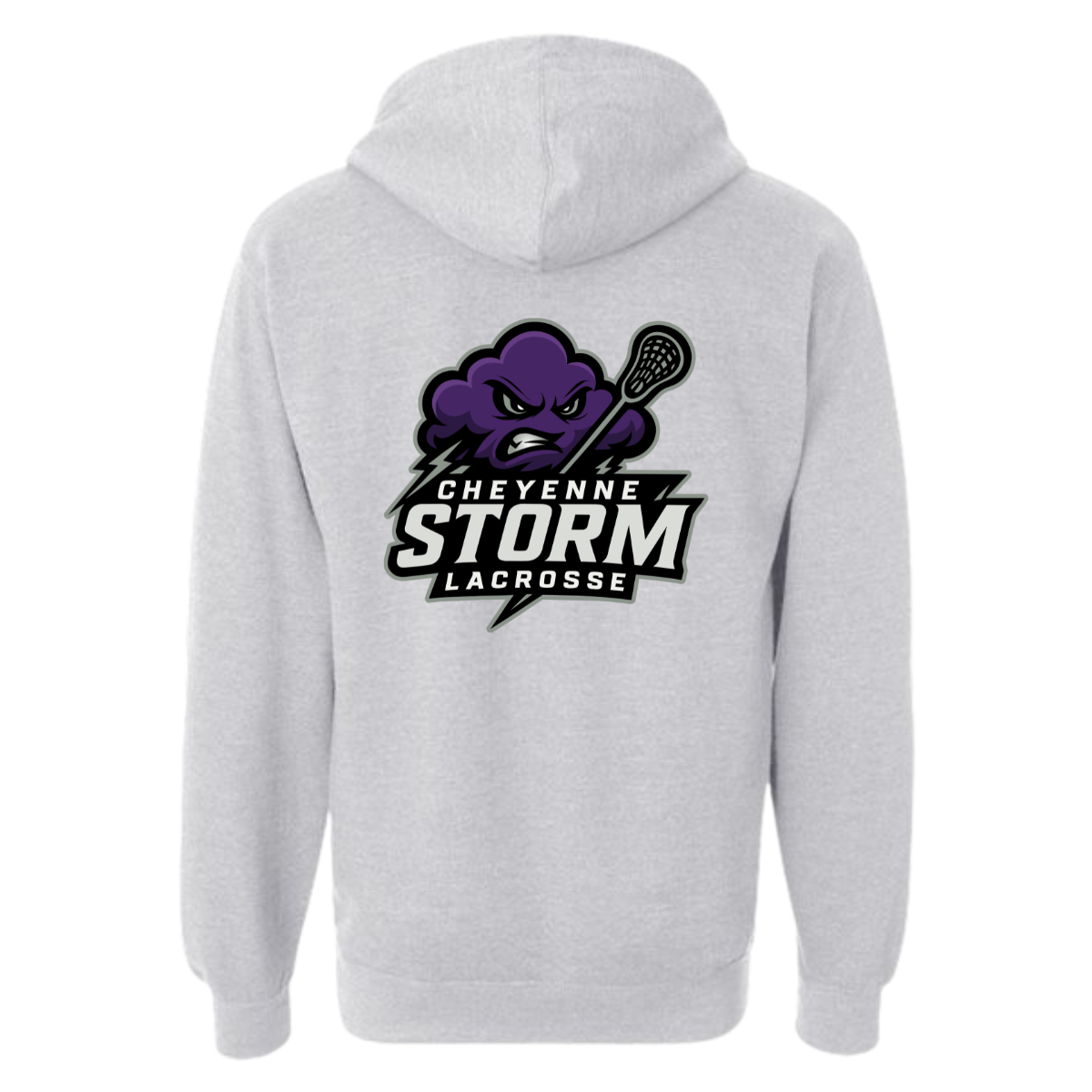 Adult Cheyenne Lacrosse ITC Fleece Zip Up Hoodie