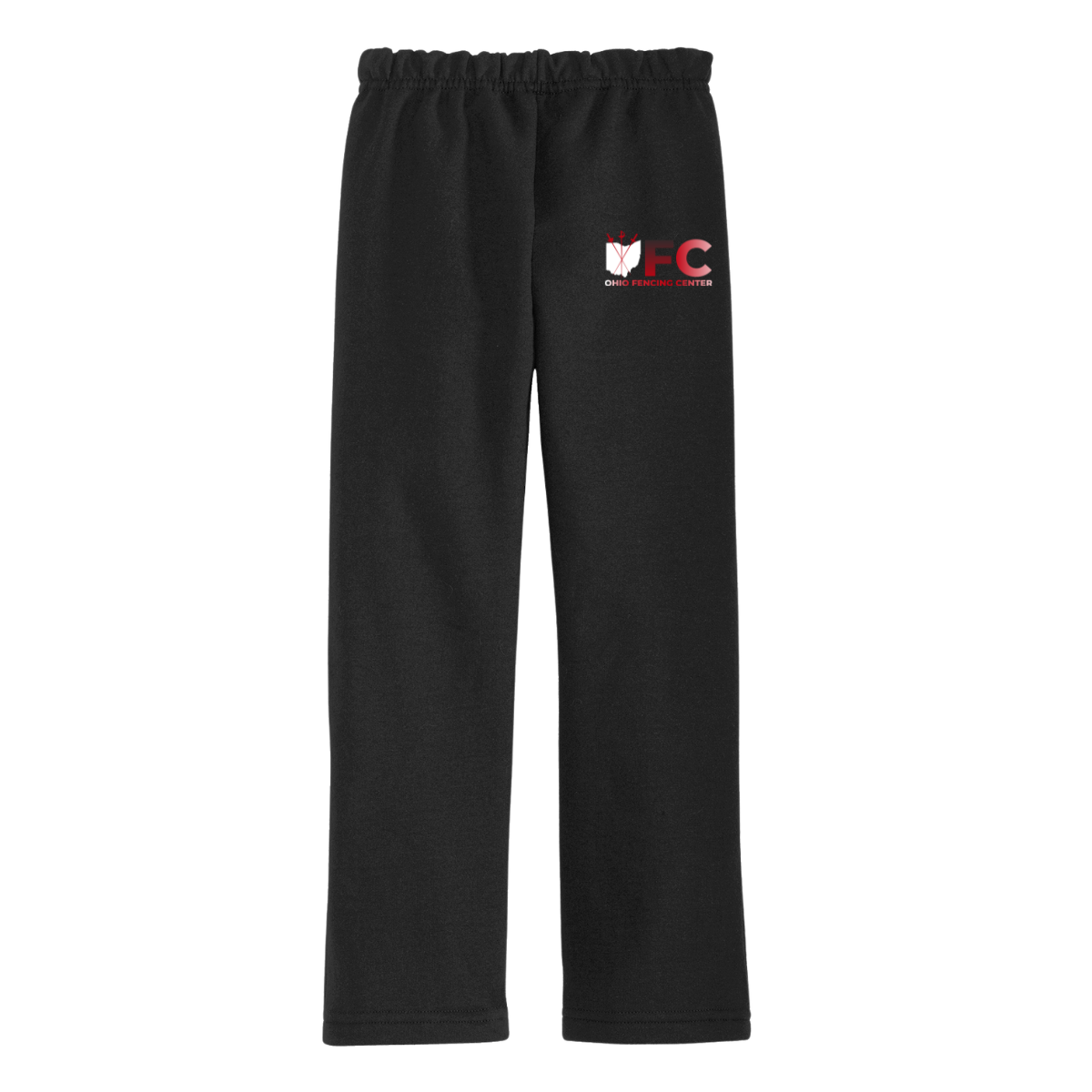 Adult Ohio Fencing Center Open-Bottom Relaxed Sweatpants