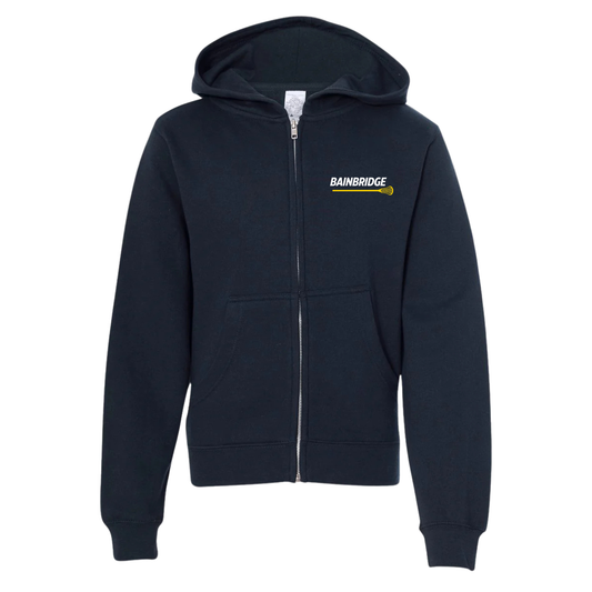 Youth Bainbridge Boys Lacrosse ITC Midweight Full-Zip Hoodie