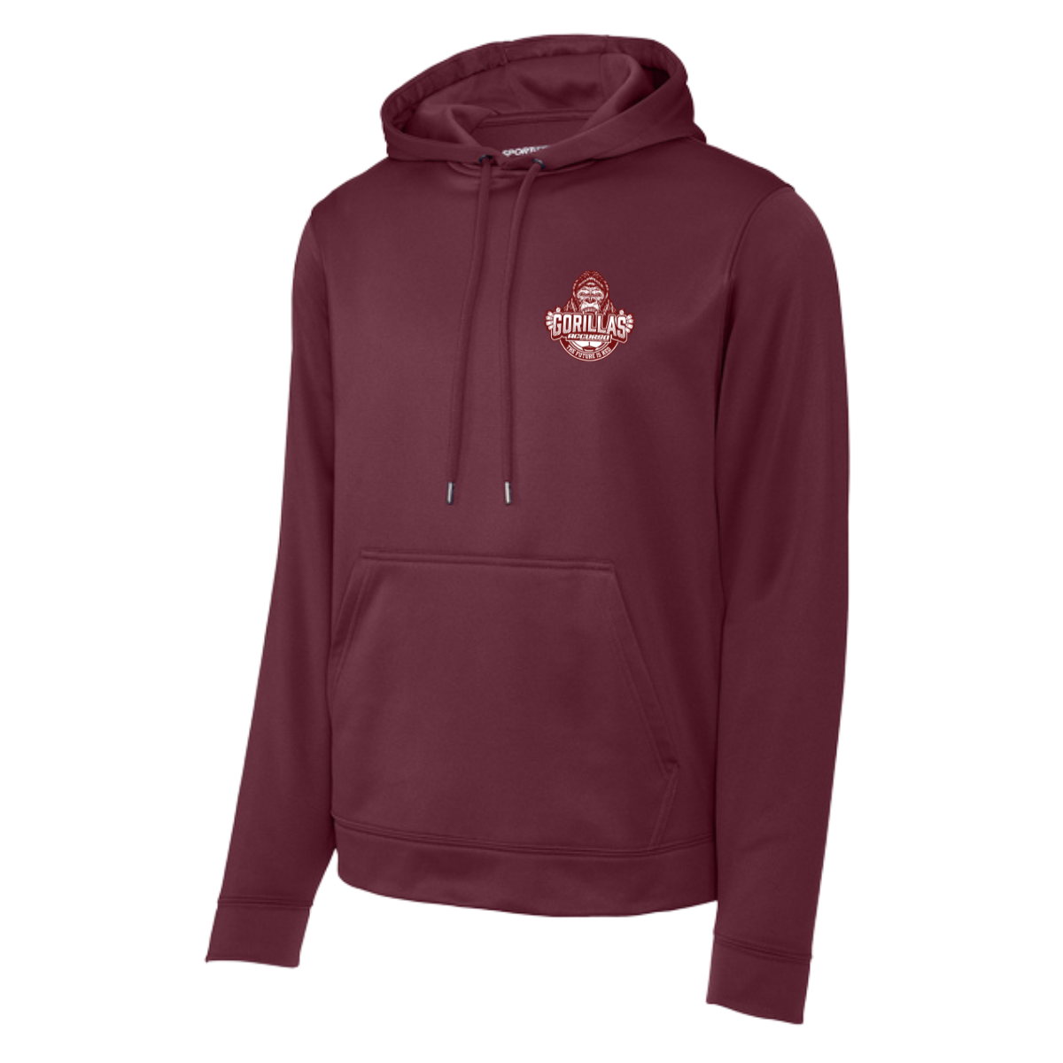 Adult Accurso Gorillas Sport-Tek Sport-Wick Fleece Hoodie