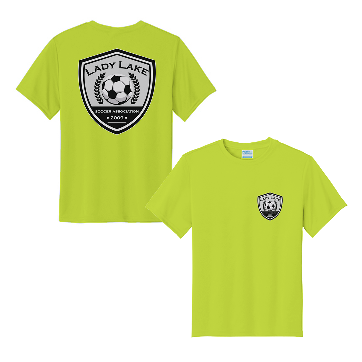Youth Lady Lake Soccer Association Performance T-Shirt