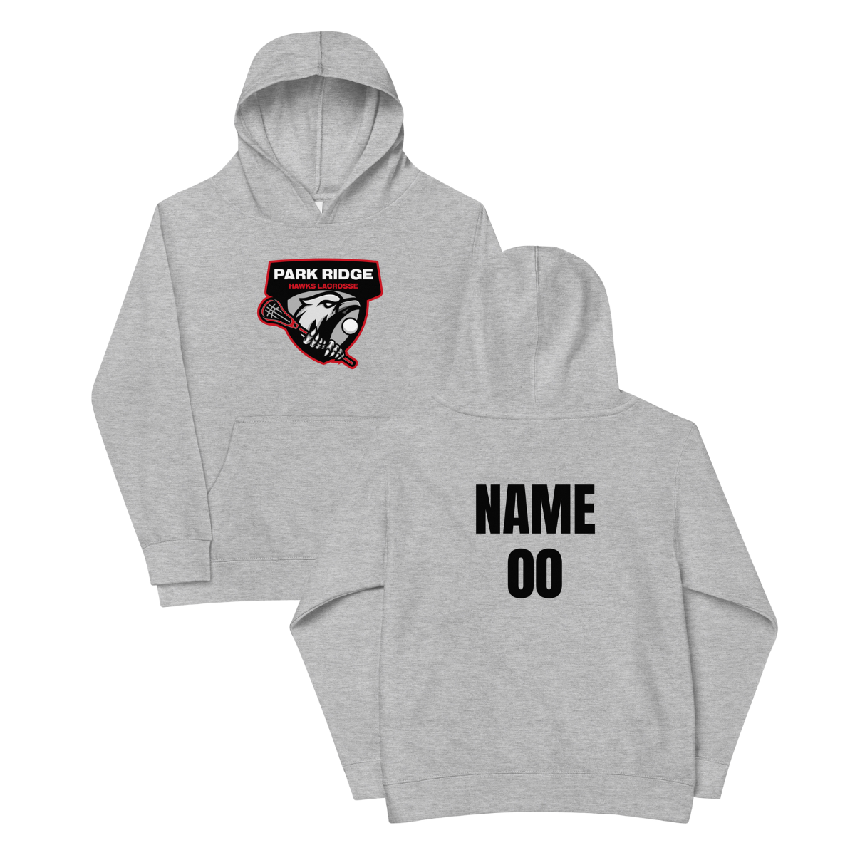 Youth Park Ridge Lacrosse Cotton Heritage Fleece Hoodie