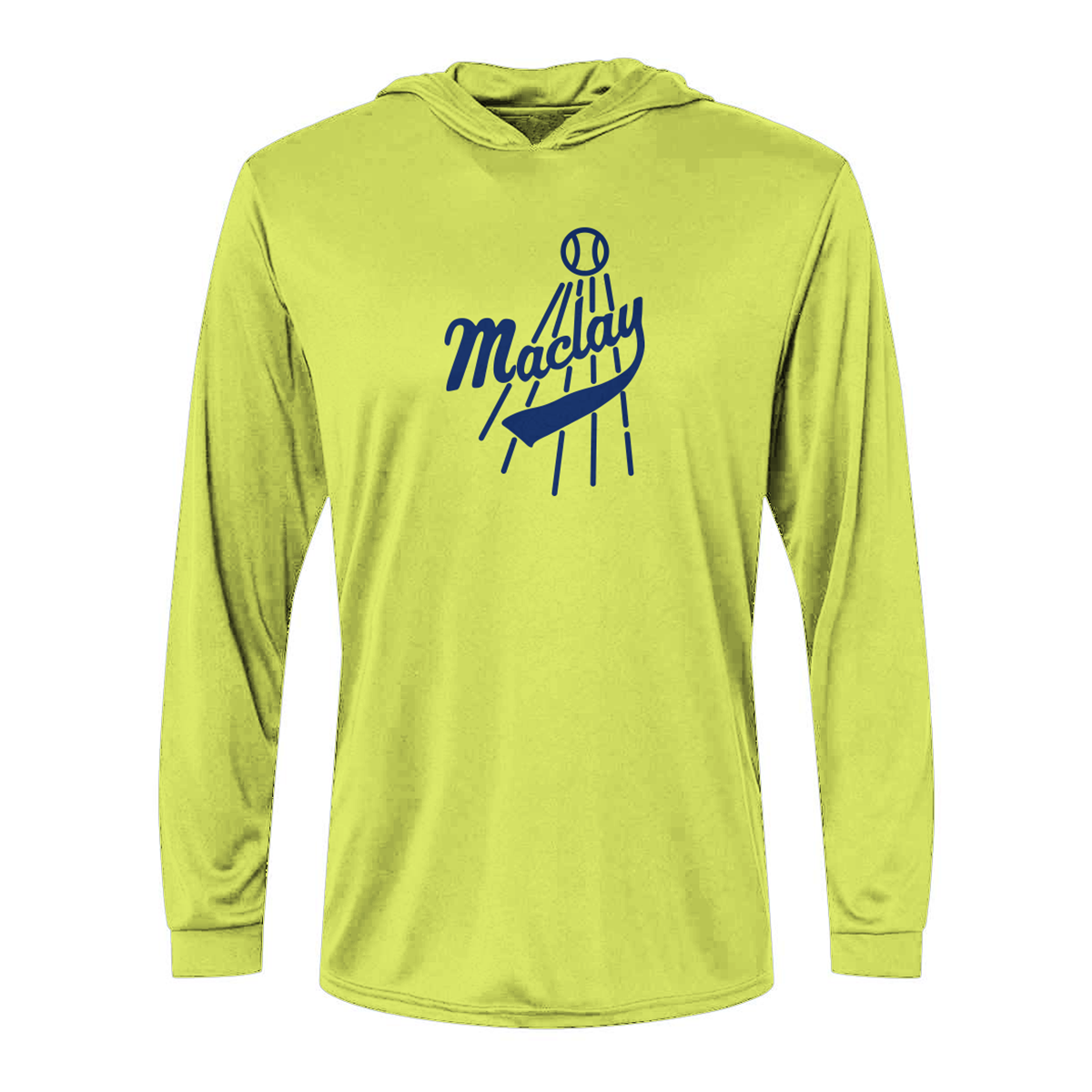 Adult Maclay Baseball Paragon Bahama Sun Hoodie