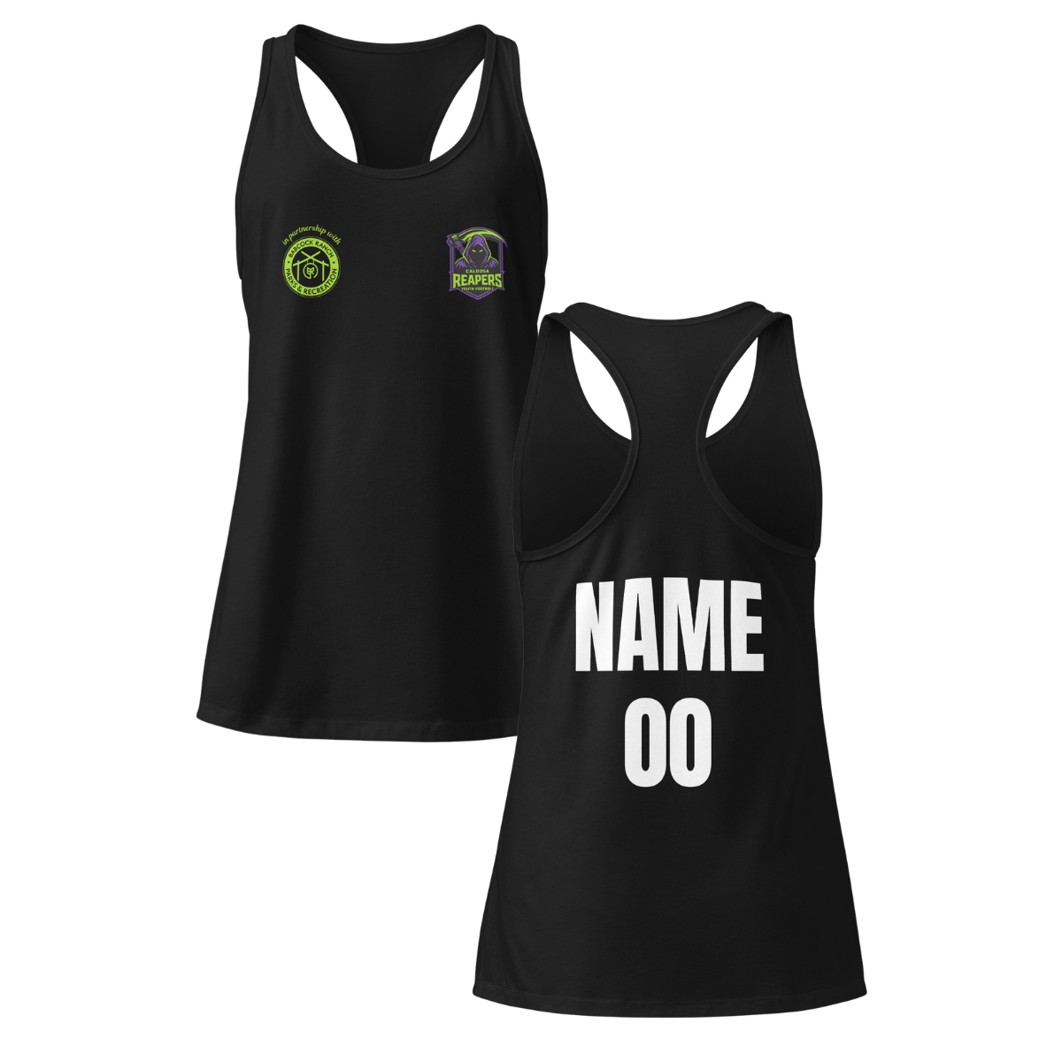 Personalizable - Women's Caloosa Reapers Next Level Racerback Tank Top