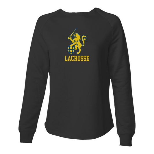 Women's St. Mark's Lacrosse ITC Wave Wash Crewneck Sweatshirt