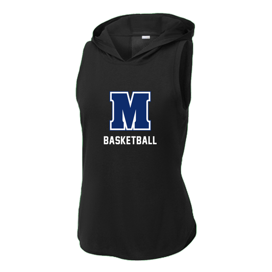 Women's Maclay Basketball Sport-Tek Solid Hoodie Tank