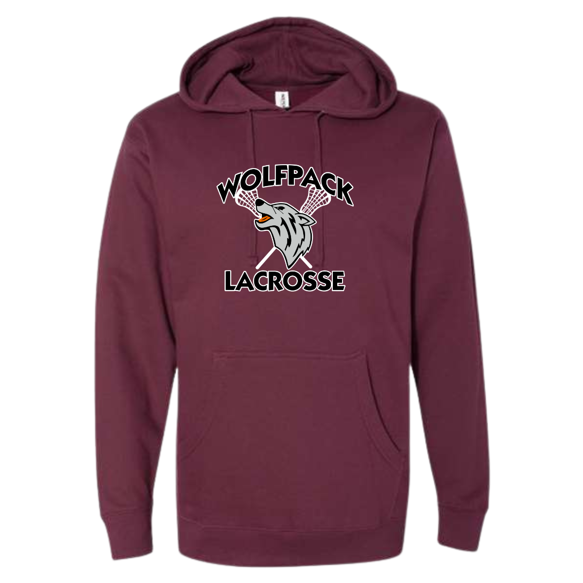 Adult Wolfpack Lacrosse ITC Midweight Hoodie