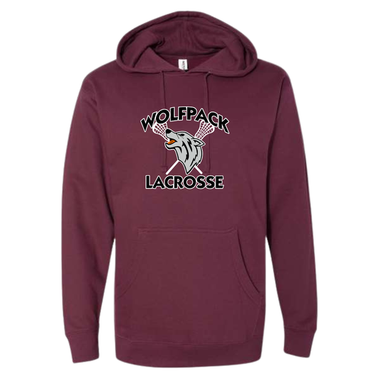 Adult Wolfpack Lacrosse ITC Midweight Hoodie