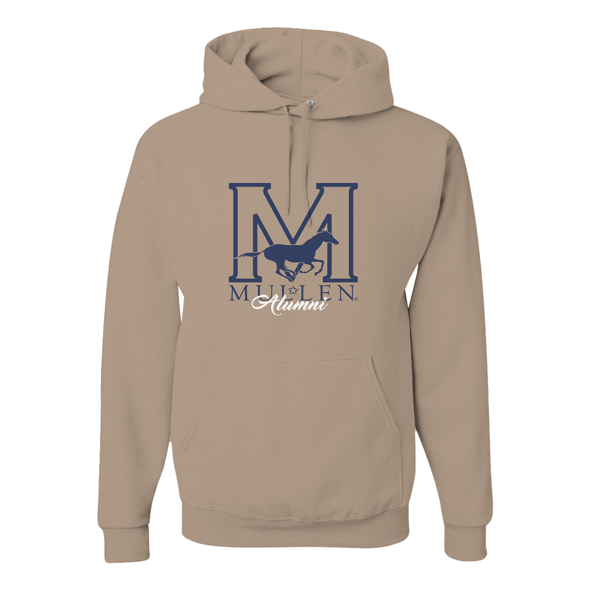 Adult Mullen HS Jerzees Blend Hoodie