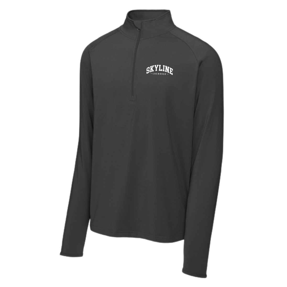 Adult Skyline Spartans Lacrosse Sport-Tek Sport-Wick Stretch 1/2-Zip Pullover