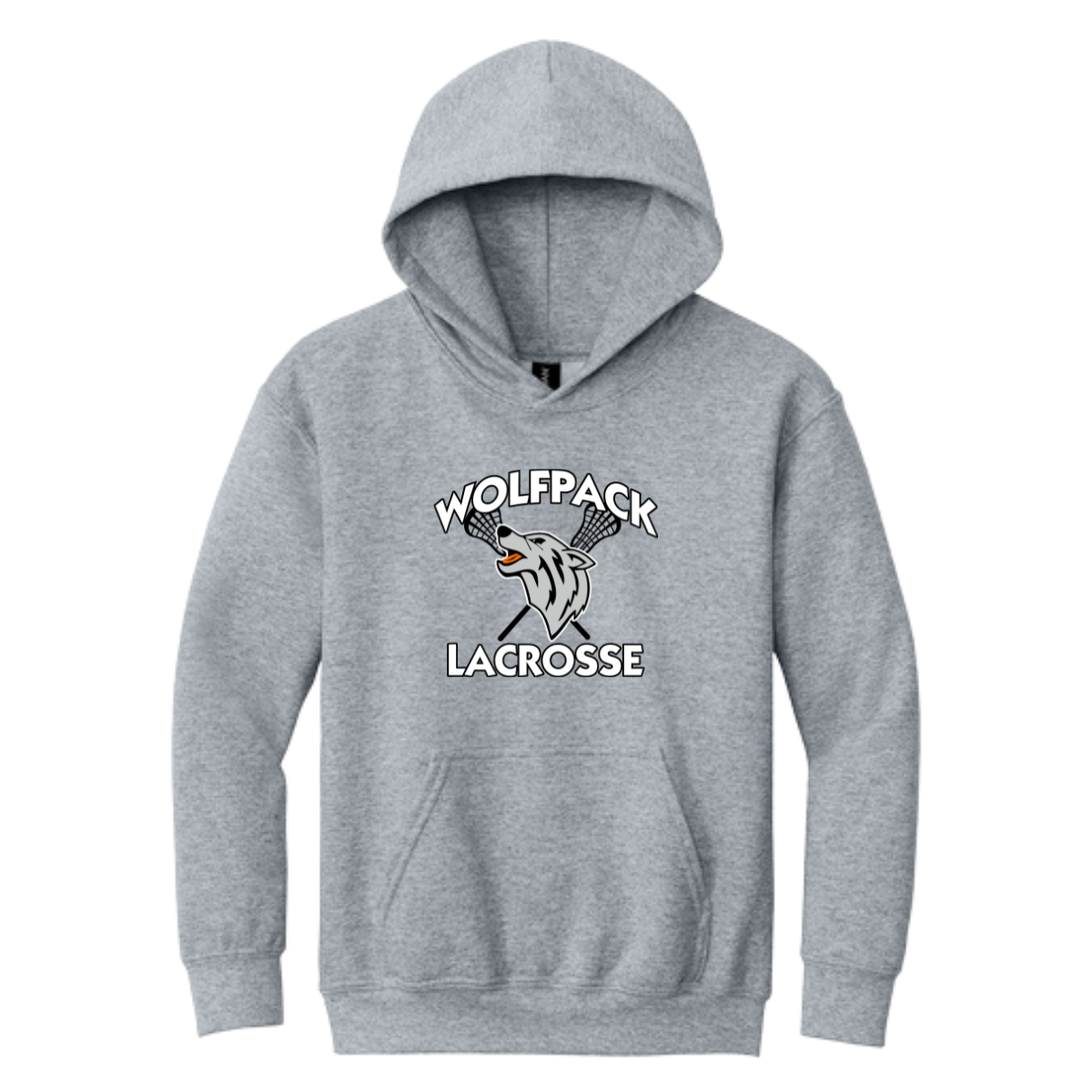 Youth Wolfpack Lacrosse Gildan Hoodie