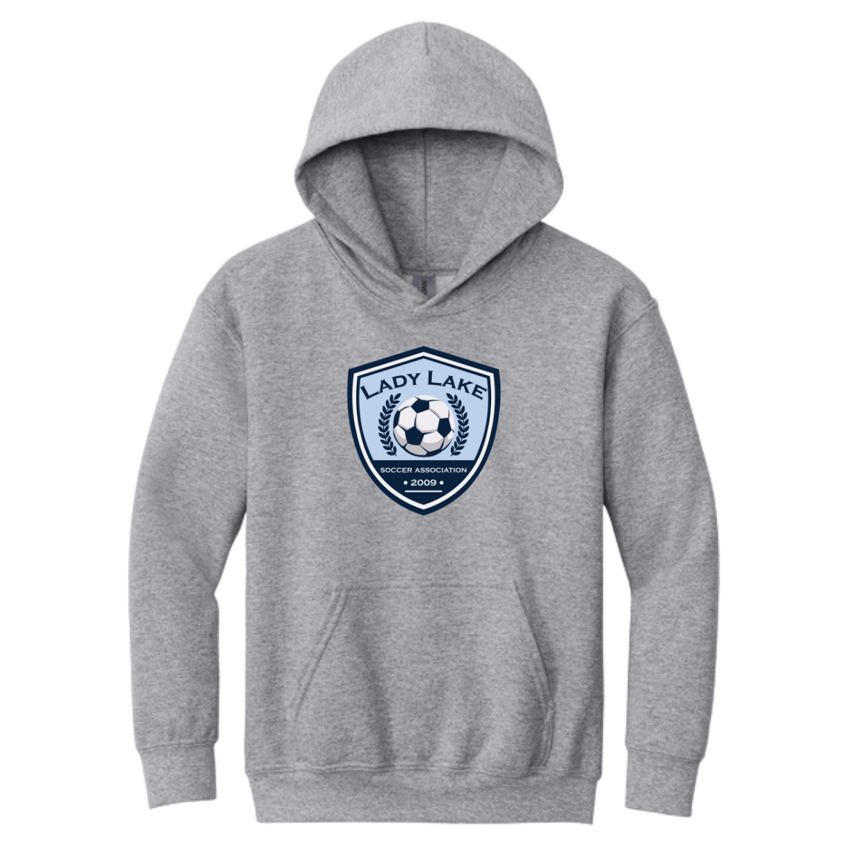 Youth Lady Lake Soccer Association Gildan Hoodie