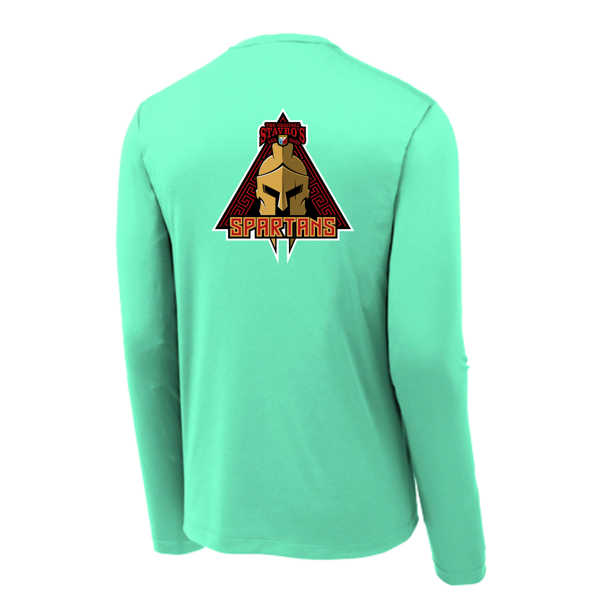 Adult Spartans Sport-Tek Posi UV Pro LS Tee