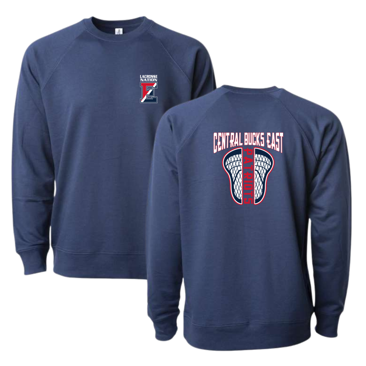 Adult CBE Lacrosse ITC Lightweight Terry Crewneck