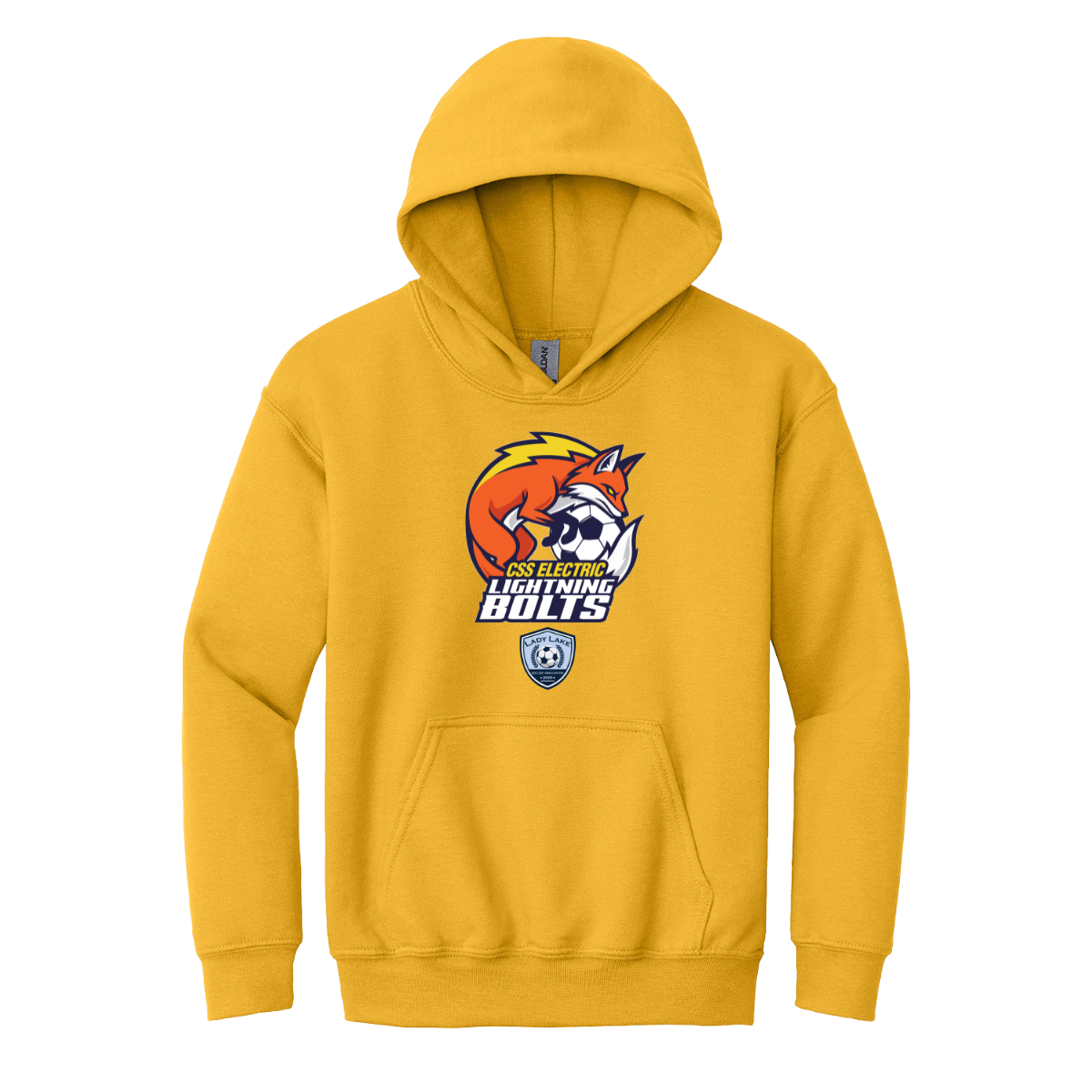 Youth Lightning Bolts Gildan Hoodie