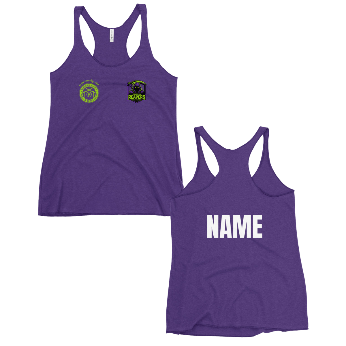 Personalizable - Women's Caloosa Reapers Racerback Tank Top