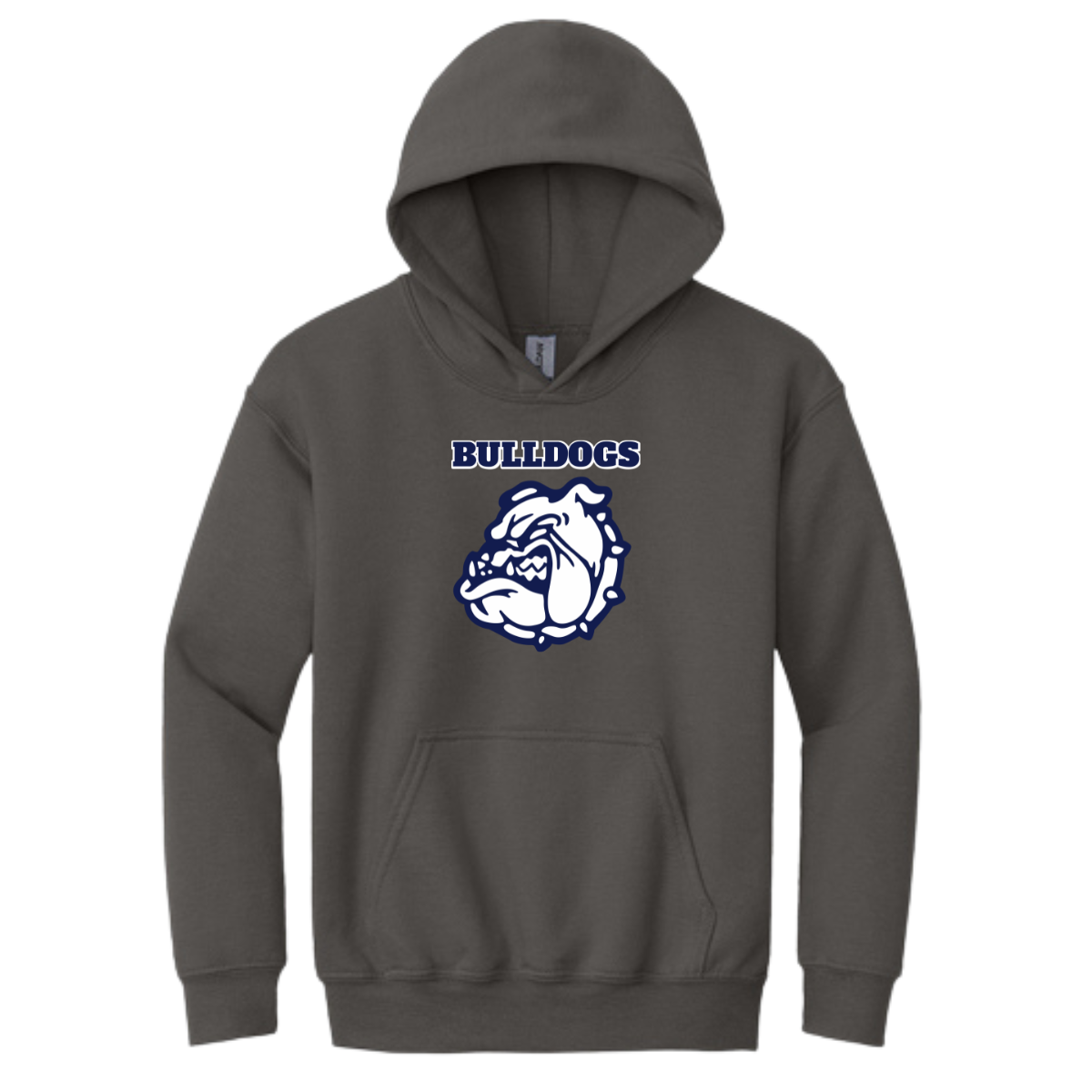 Youth Bulldogs Gildan Pullover Hoodie