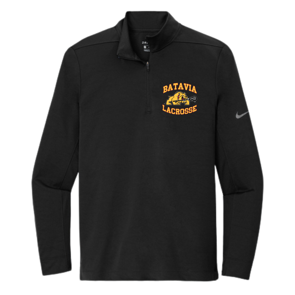 Adult Batavia Lacrosse Nike Dry 1/2 Zip Cover Up