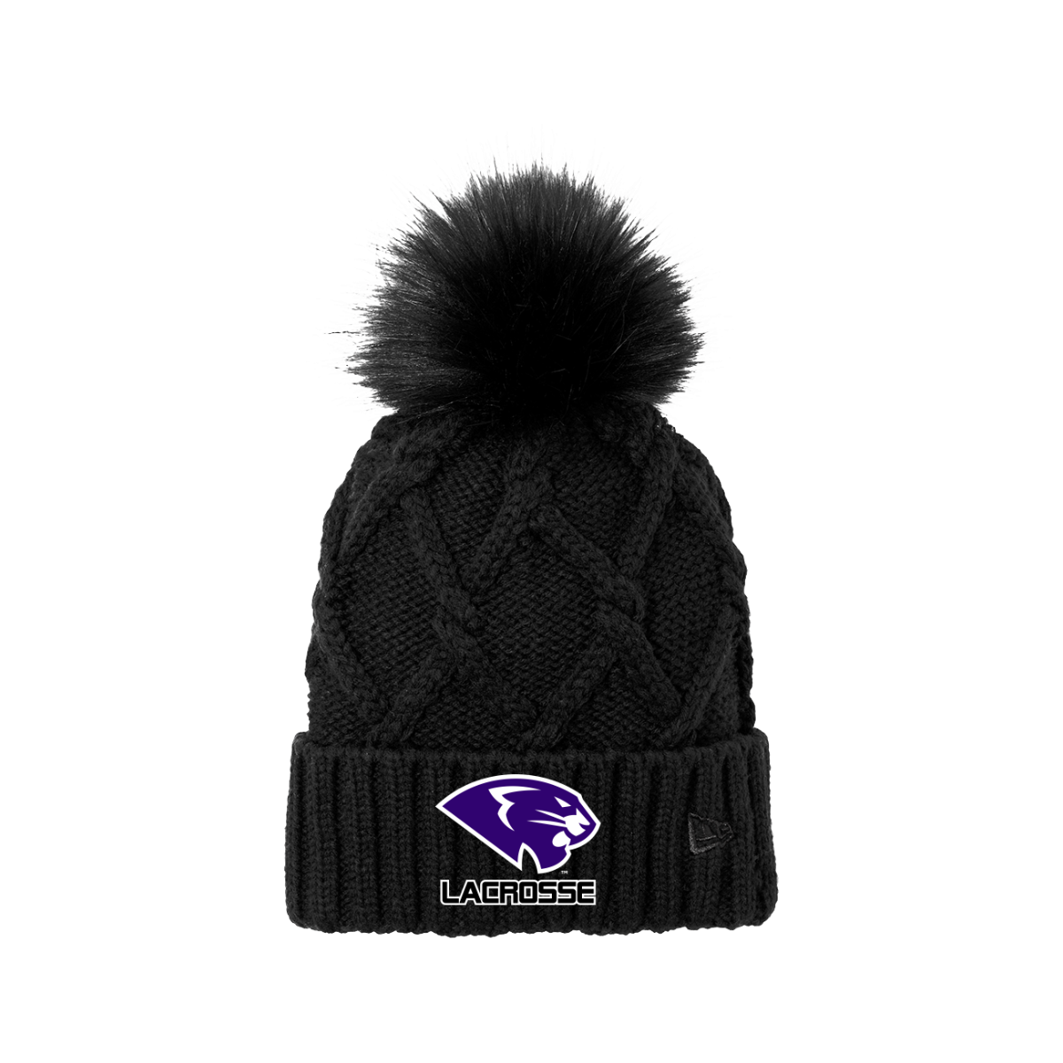 New Era Faux Fur Pom Beanie