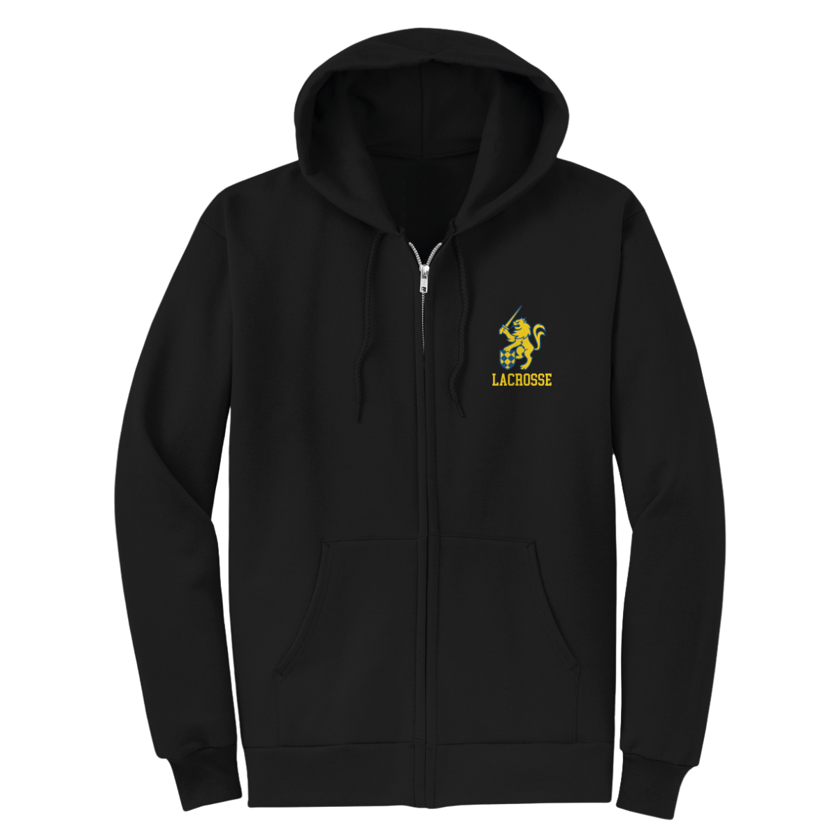 Adult St. Mark's Lacrosse Port & Company Full Zip Hoodie
