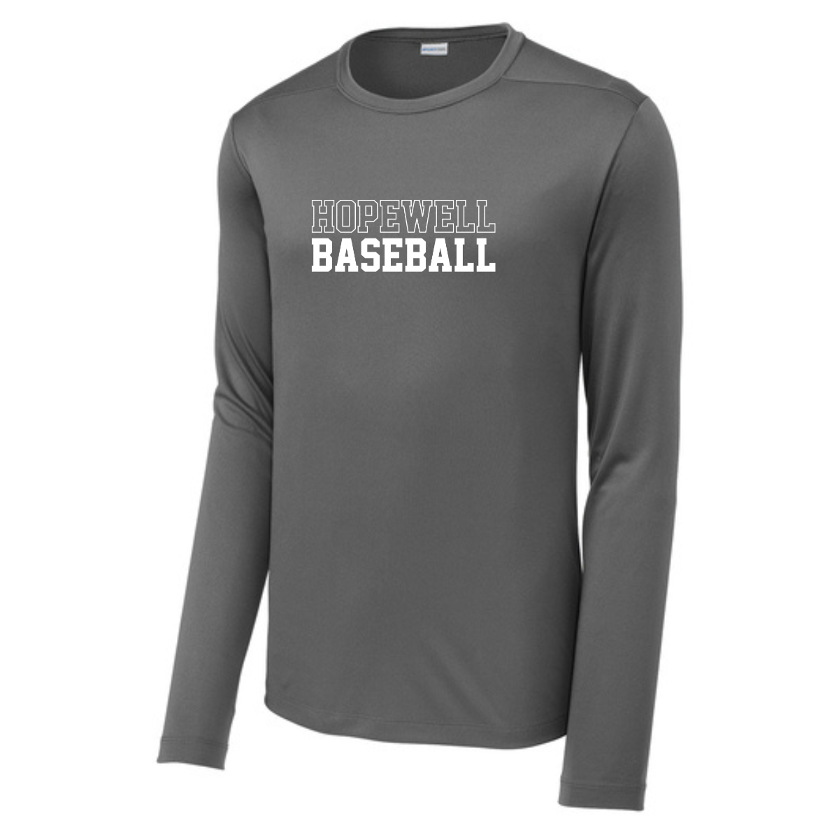 Adult Hopewell Baseball Sport-Tek Posi UV Pro LS Tee