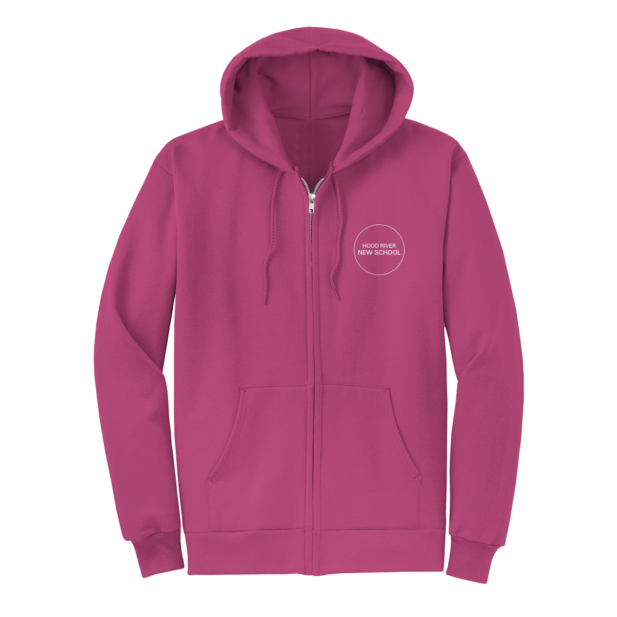 Adult Hood River New School Full Zip Hoodie